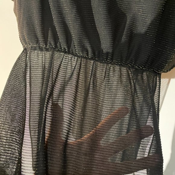 Vintage 70's Metallic Disco Dress/Tunic by Mara J Jrs. of California - Picture 6 of 7